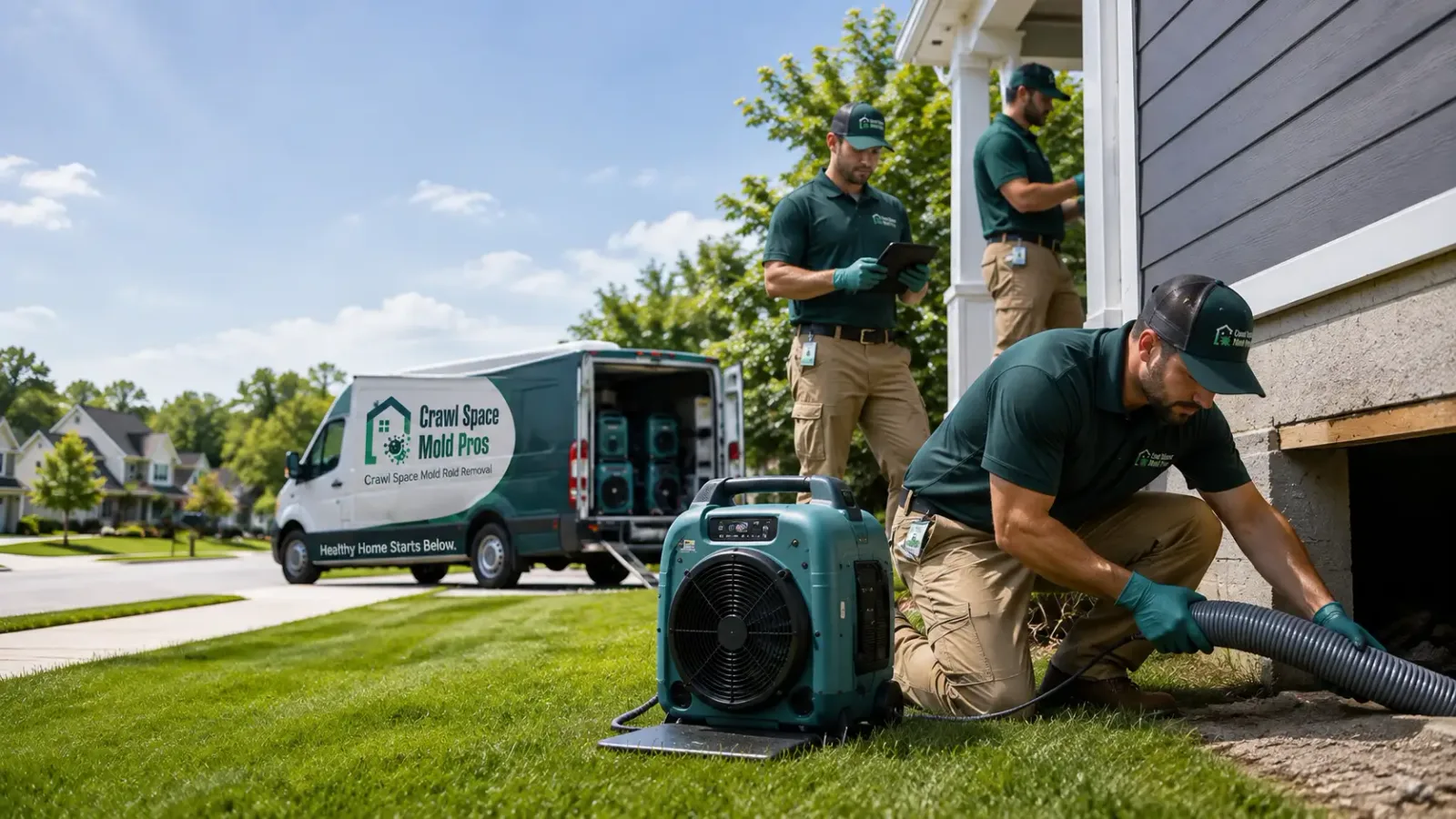 Crawl Space Mold Removal in Flasher, ND
